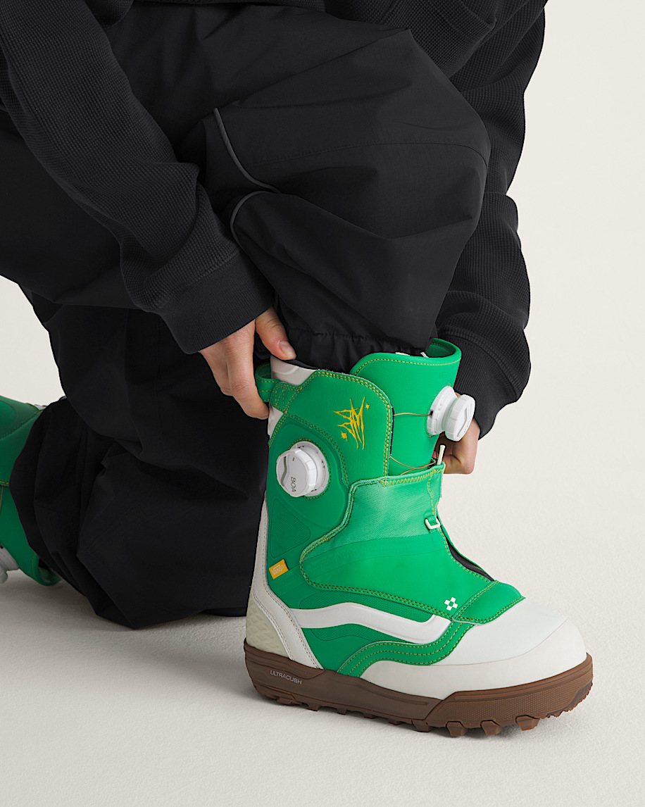 Womens Progress Snowboard Boot VANS Green  Yellow ALT1