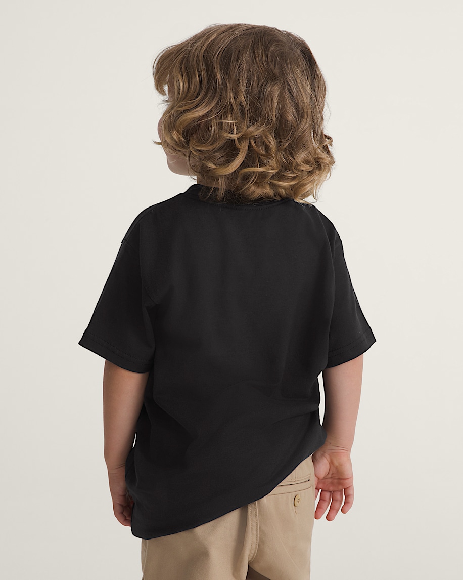 Little Kids Spooky Crew Boxed TShirt VANS GlowintheDark  Black ALT4