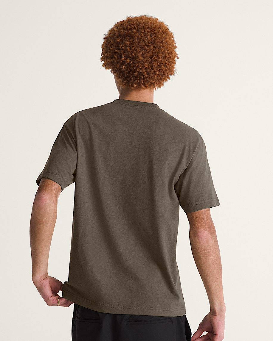 Stretch Logo TShirt VANS Vintage Cocoa Brown ALT3