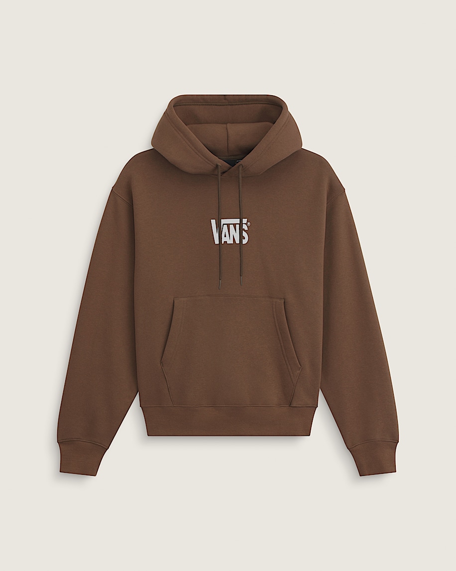 Stretch Logo Pullover Hoodie VANS Vintage Cocoa Brown HERO