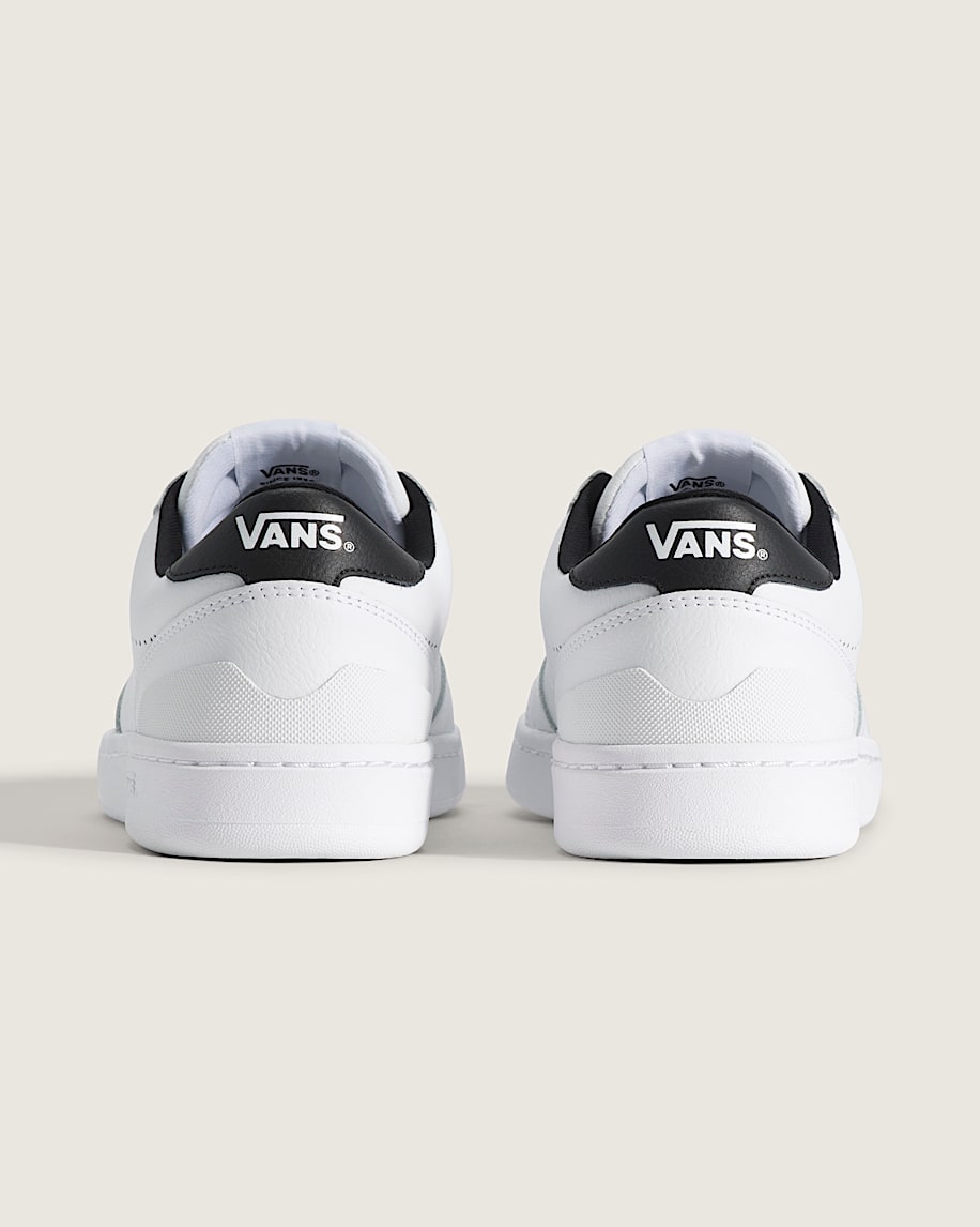 Court Low Shoe VANS Leather True White  Black ALT3