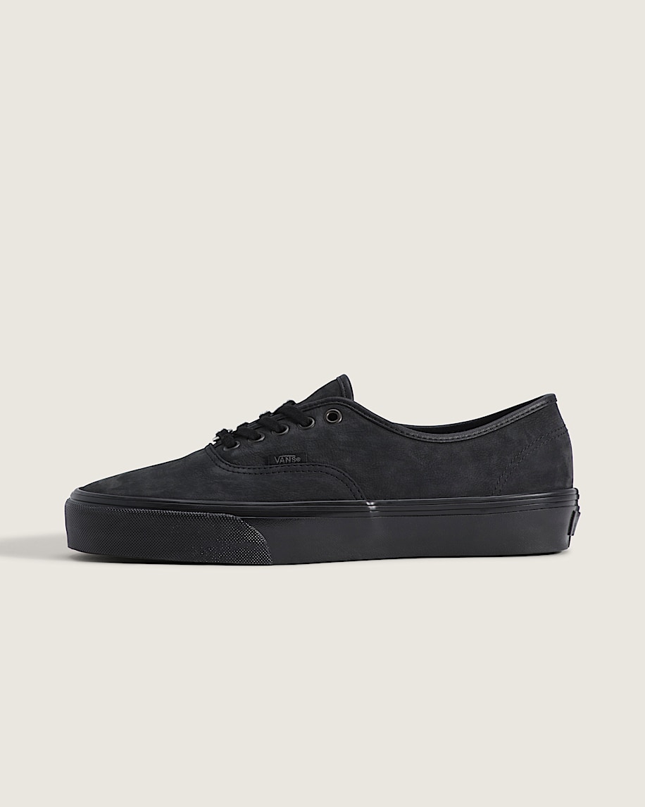 Authentic Shoe VANS Leather Black  Black HERO