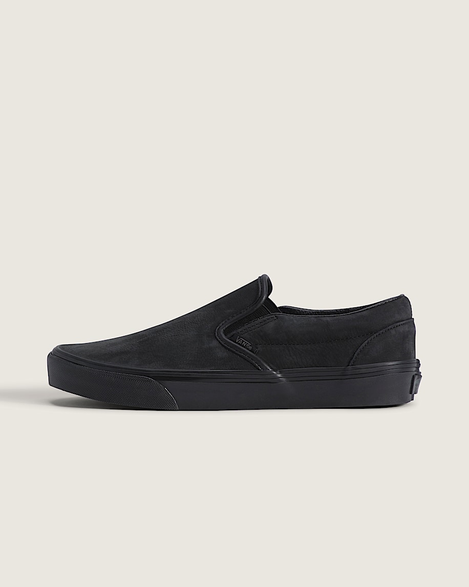 Classic SlipOn Shoe VANS Leather Black  Black HERO