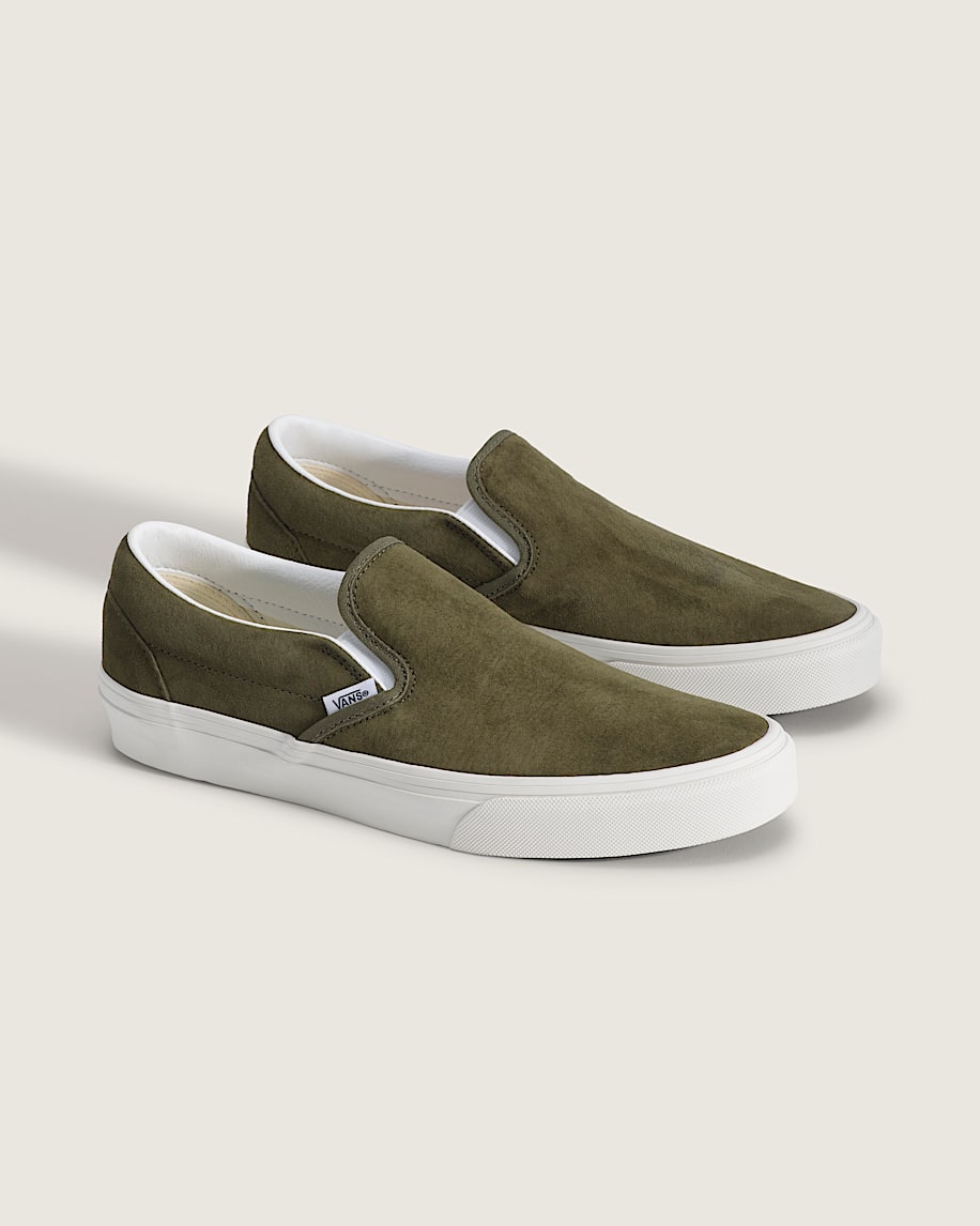 Classic SlipOn Shoe VANS Mossy Olive Green ALT1