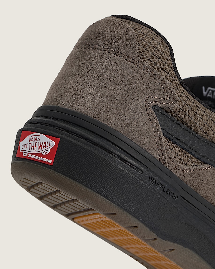 Skate Kyle Walker Wafflecup Shoe VANS Ripstop Bungee Cord Brown ALT6