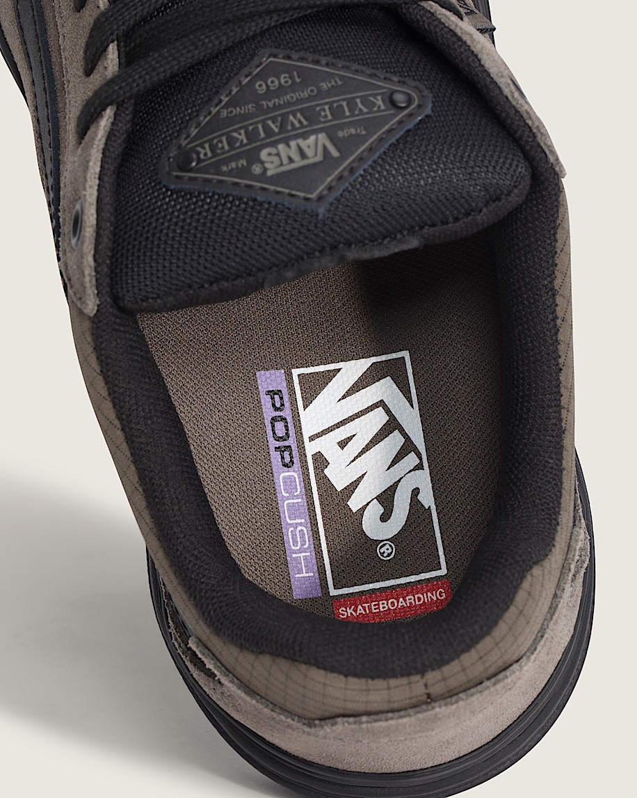 Skate Kyle Walker Wafflecup Shoe VANS Ripstop Bungee Cord Brown ALT4
