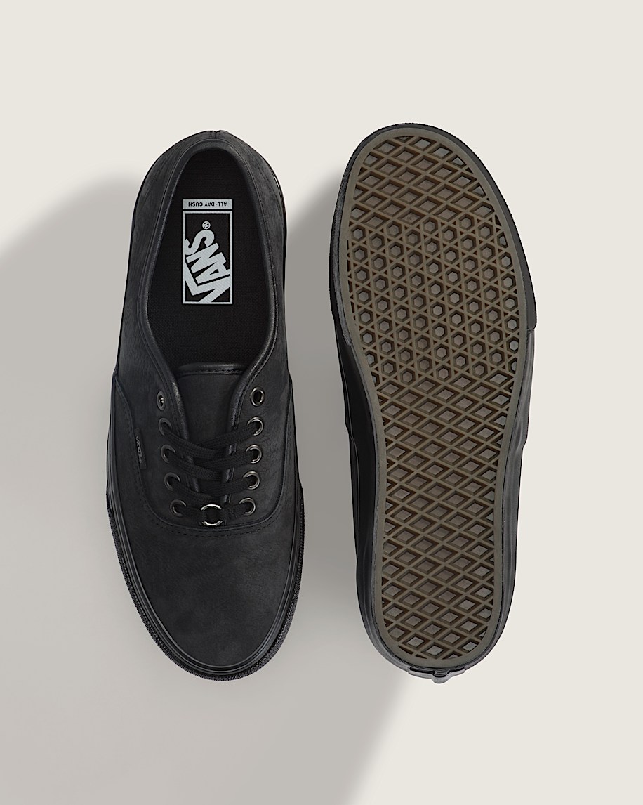 Authentic Shoe VANS Leather Black  Black ALT2