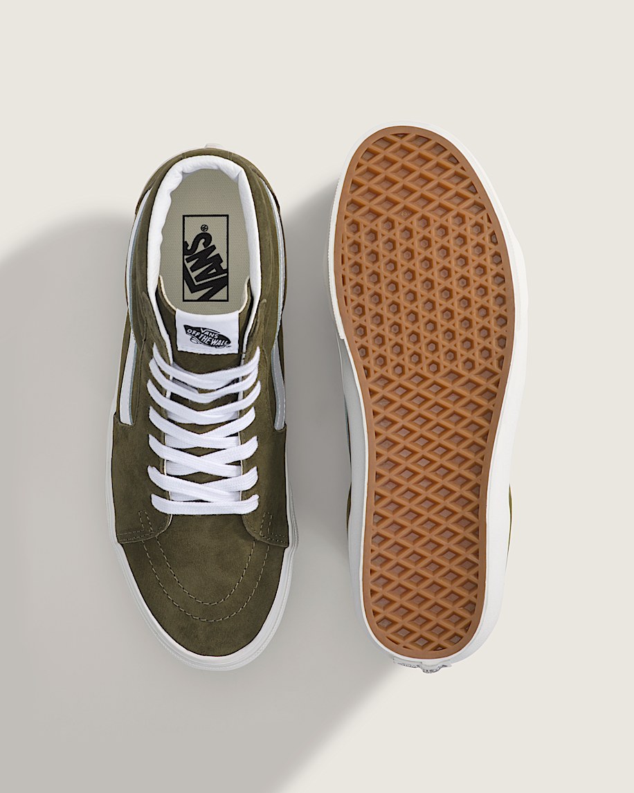 Sk8Hi Shoe VANS Mossy Olive Green ALT2