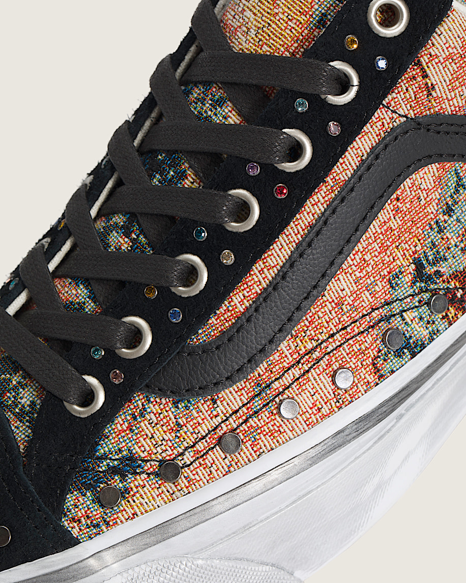 Premium Old Skool 36 Shoe VANS Floral Rivets Black  Multi ALT4