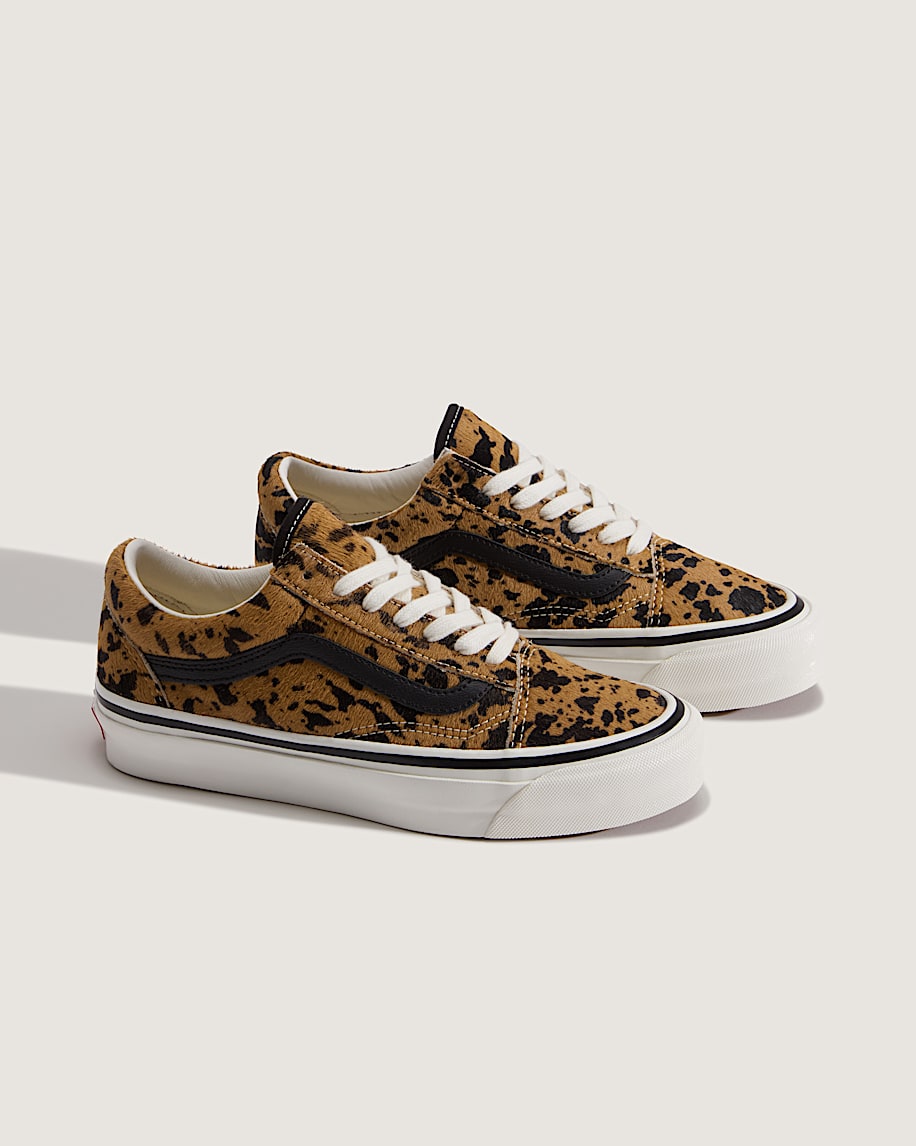 Premium Old Skool Shoe VANS Pony Hair Cow Print ALT1