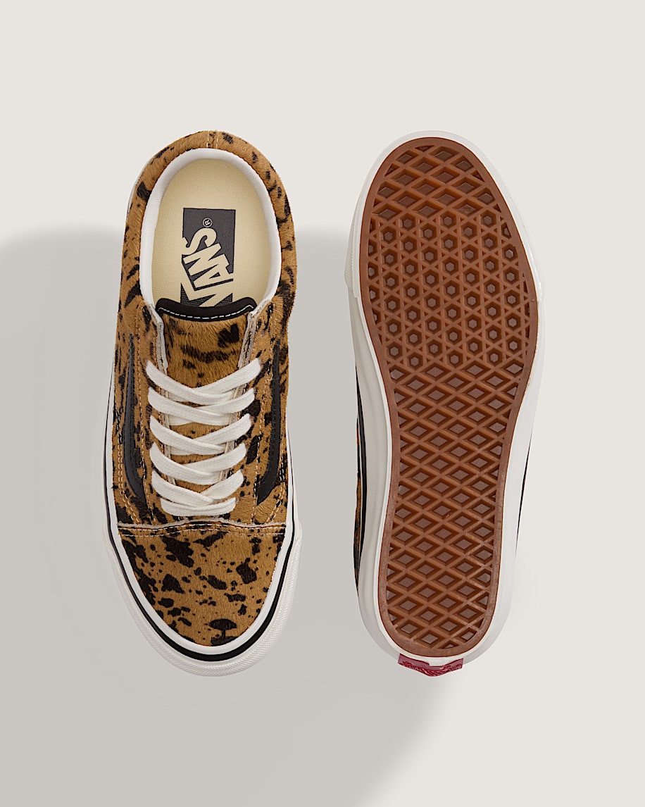 Premium Old Skool Shoe VANS Pony Hair Cow Print ALT2