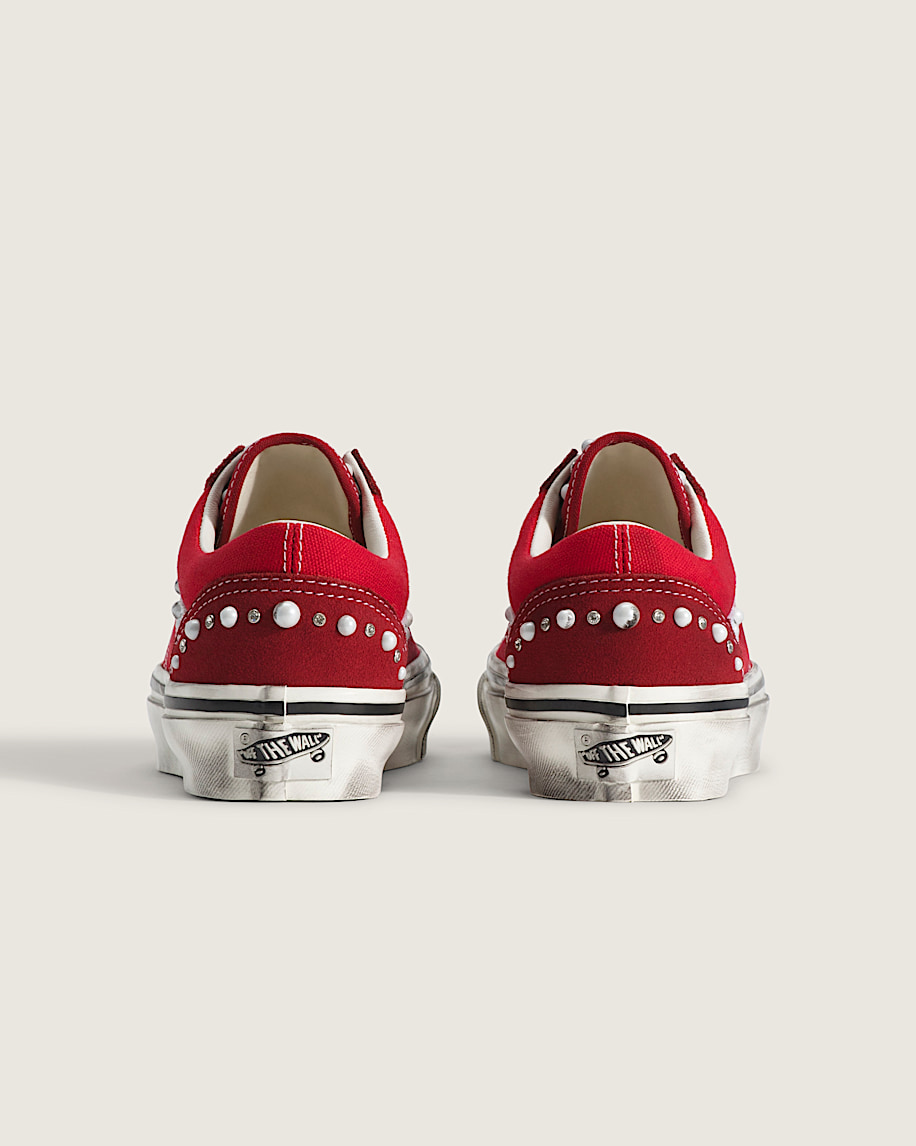 Big Kids Premium Old Skool 36 Shoe VANS Pearlized Racing Red ALT3
