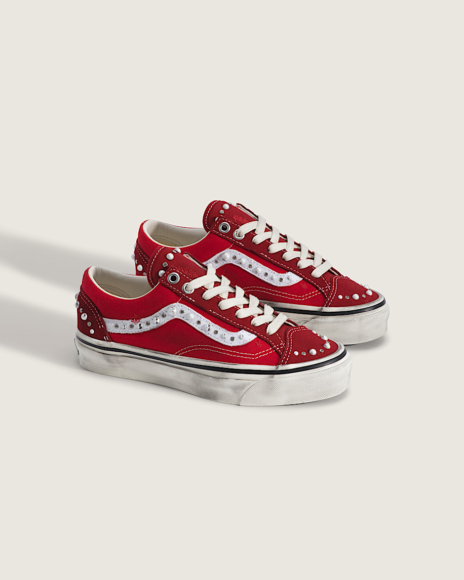 Big Kids Premium Old Skool 36 Shoe VANS Pearlized Racing Red ALT1