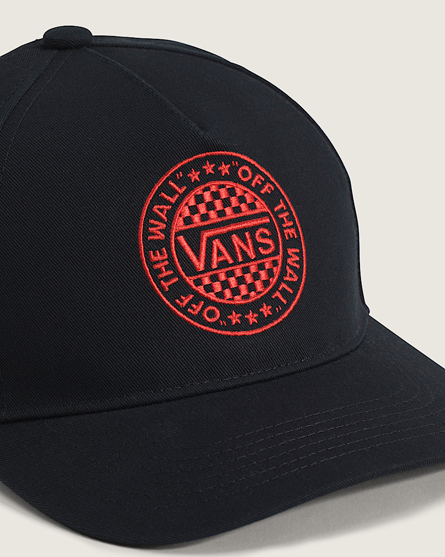 Kids Kohana Snapback Hat VANS Black  Racing Red ALT1