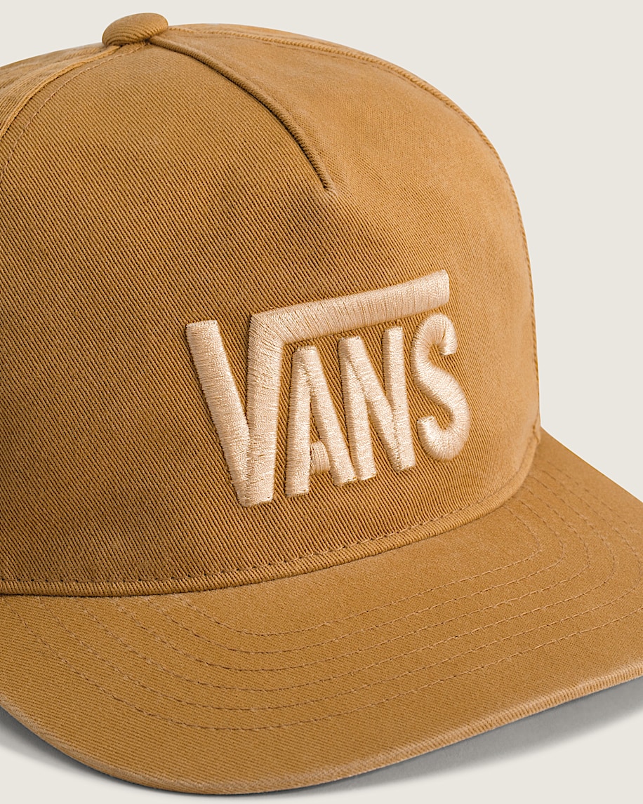 Stretch Logo Snapback Hat VANS Autumn Brown ALT1
