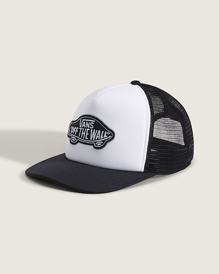 Classic Patch Trucker Hat VANS Black  White HERO