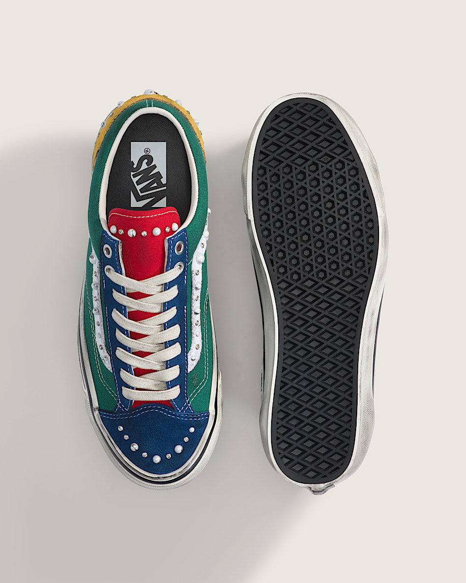 Premium Old Skool 36 Shoe VANS Pearlized Yacht Club Green  Multi ALT2