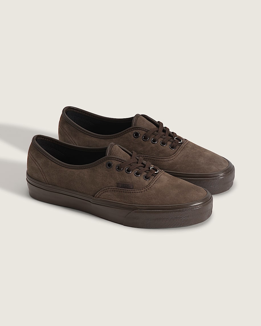 Authentic Shoe VANS Leather Brown  Brown ALT1