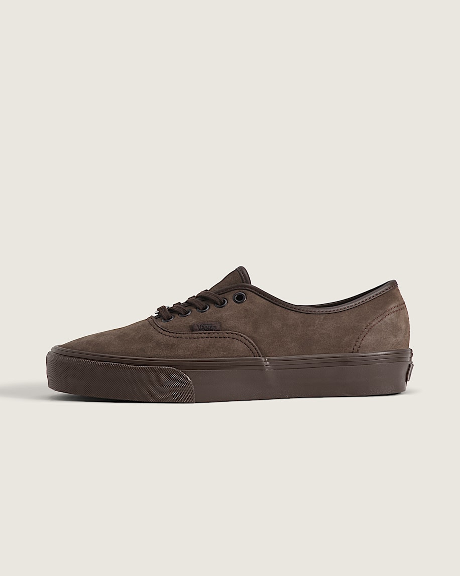 Authentic Shoe VANS Leather Brown  Brown HERO
