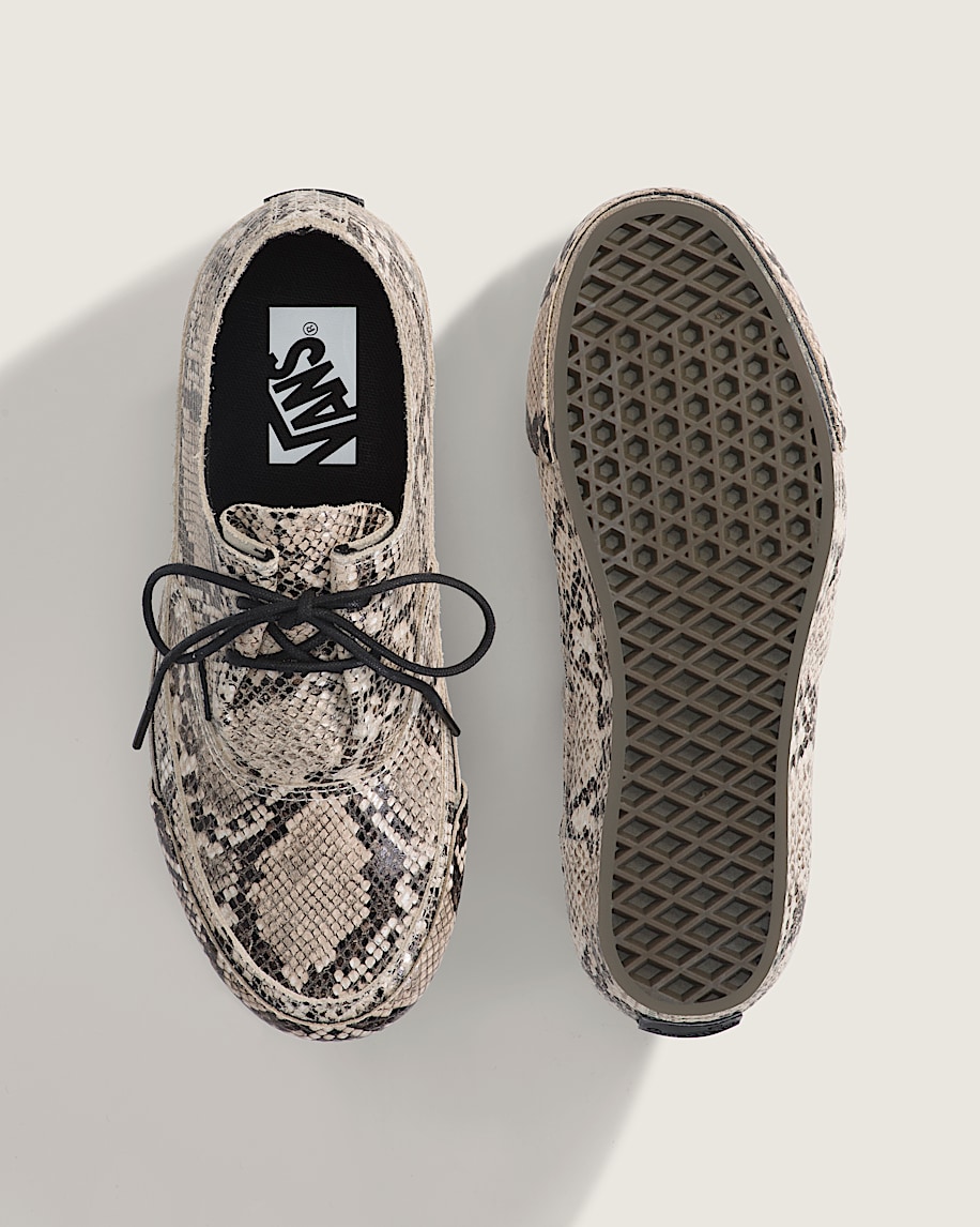 Premium Authentic Ease Shoe VANS Python Turtledove White ALT2