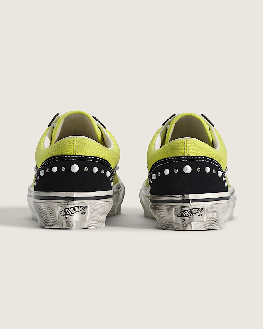 Premium Old Skool 36 Shoe VANS Pearlized Black  Fluro Lime ALT3