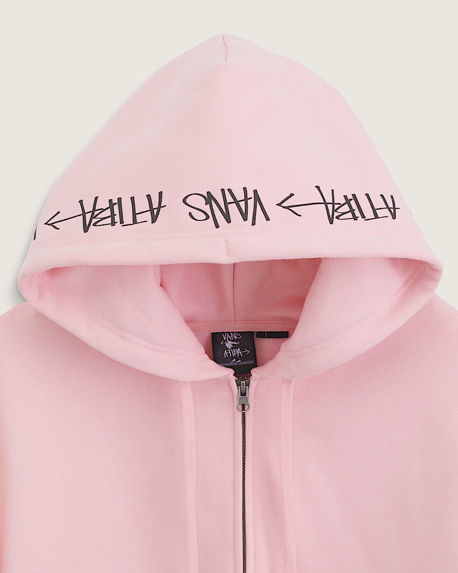 Vans X Atiba Cargo Hoodie VANS Atiba Coral Blush ALT5