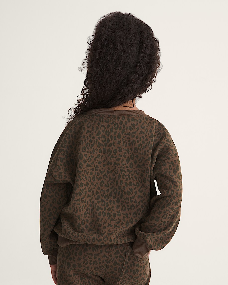 Script Logo Crew VANS Vintage Cocoa Brown ALT3