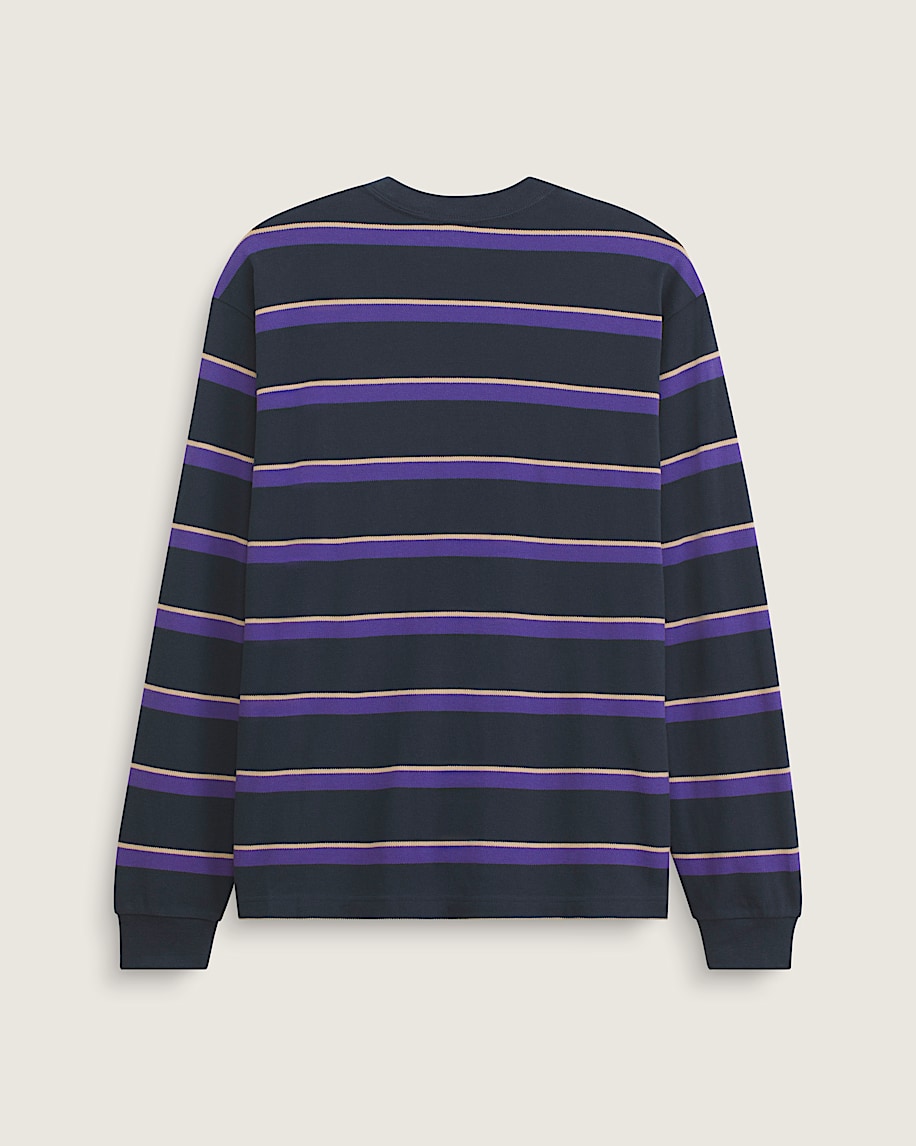 Vorlop Stripe Long Sleeve Knit VANS Parisian Night Blue ALT1