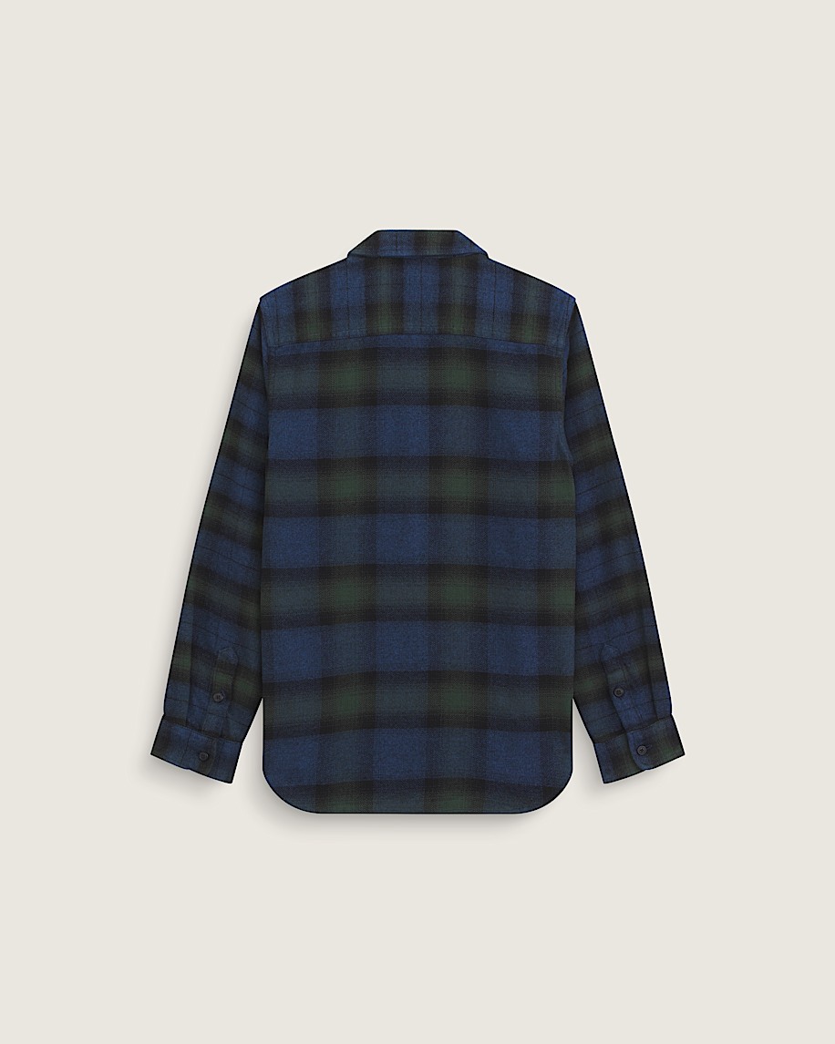 Lawson Plaid Workwear Flannel Shirt VANS Dress Blues ALT1