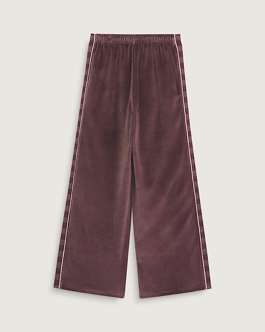 Nikita Velour Track Pants VANS Port Brown ALT2