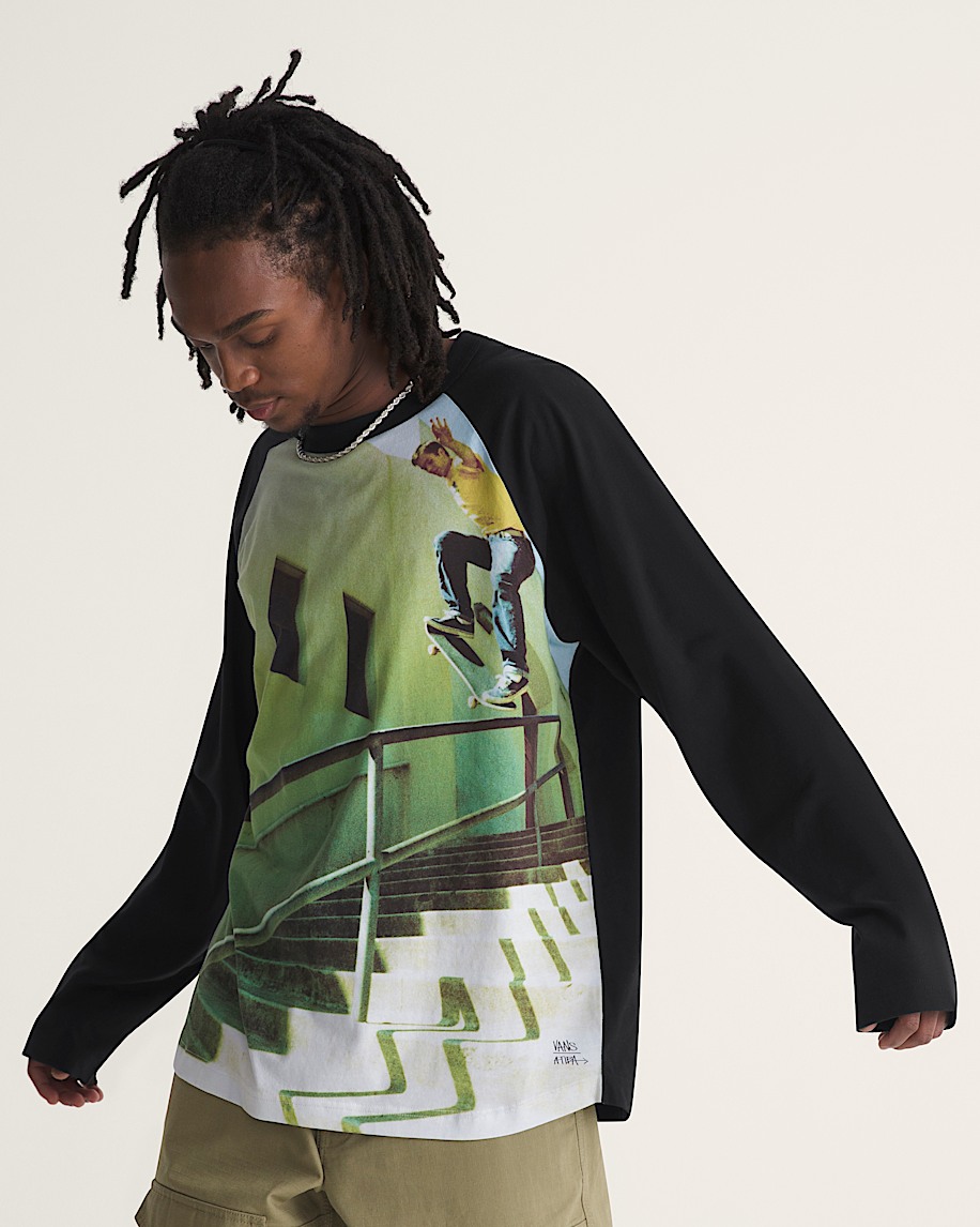 Vans X Atiba Long Sleeve Raglan Shirt VANS Atiba Black ALT2