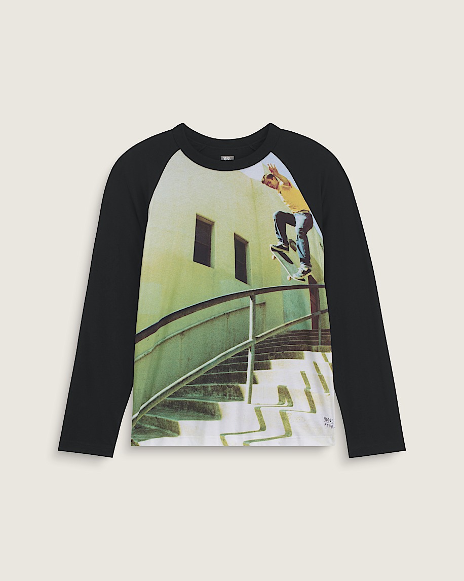 Vans X Atiba Long Sleeve Raglan Shirt VANS Atiba Black HERO