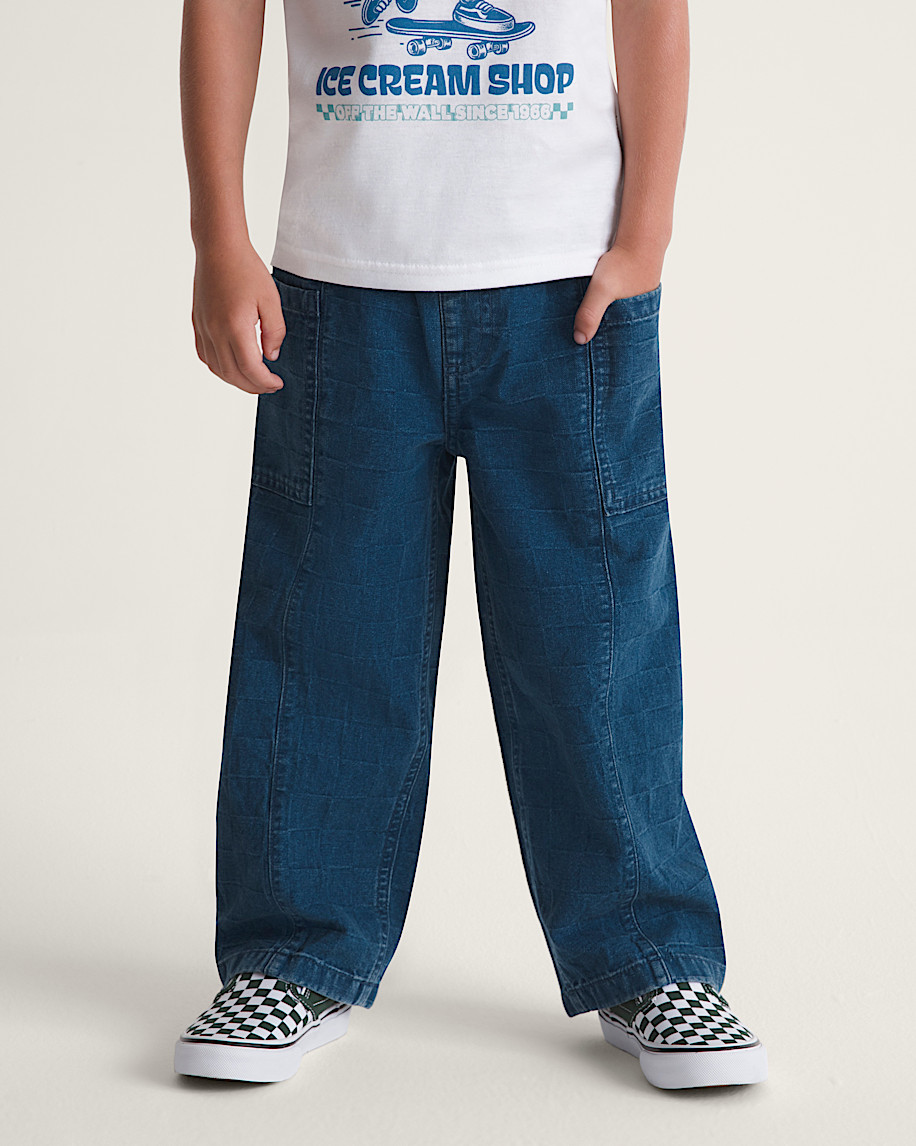 Naithin 20 Ewaist Dobby Denim Pant VANS Indigo Blue HERO