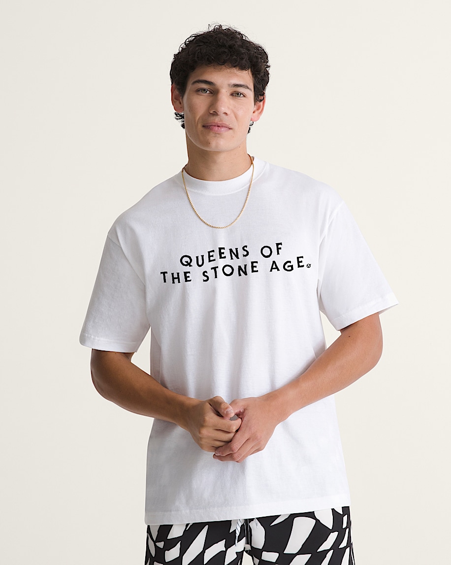 Queen of the Stone Age TShirt VANS White ALT2