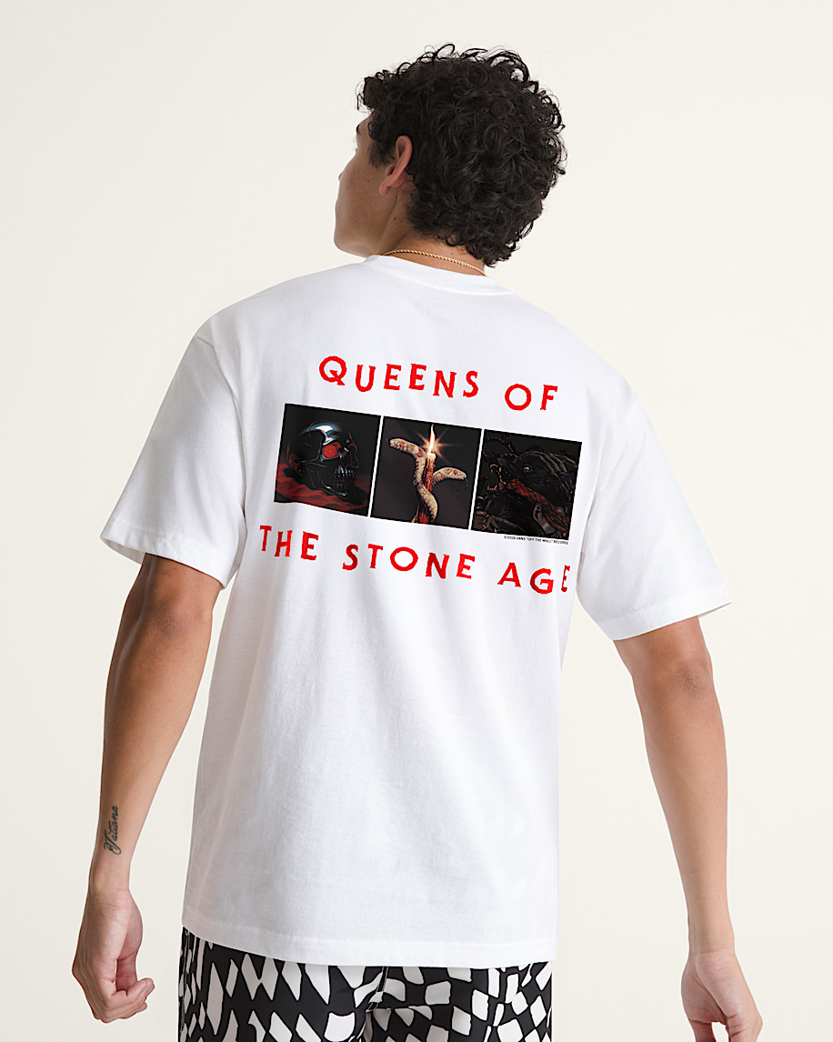 Queen of the Stone Age TShirt VANS White ALT3
