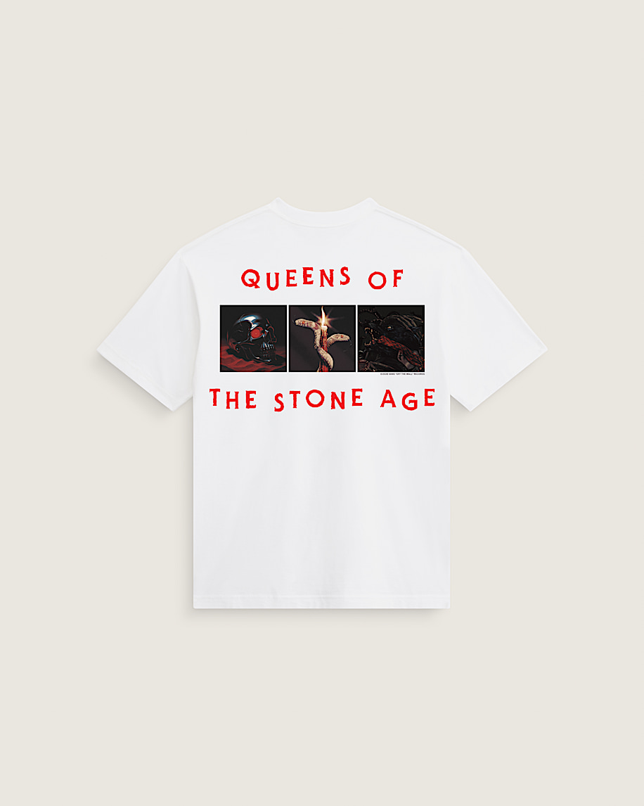 Queen of the Stone Age TShirt VANS White HERO