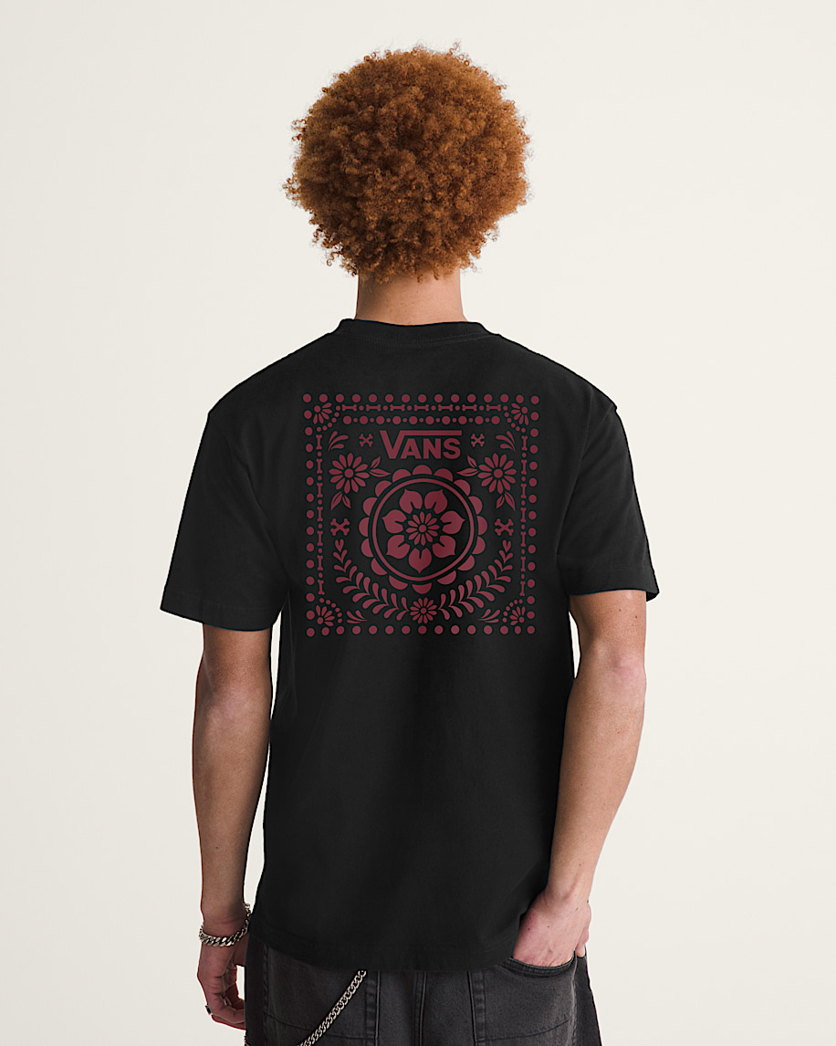 Papel Picado TShirt VANS Black ALT3