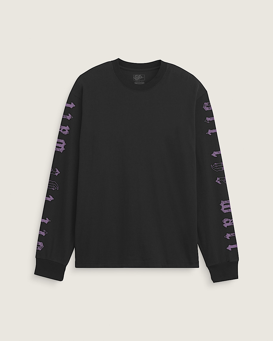 Webbed Reaper Long Sleeve Tshirt VANS GlowintheDark  White ALT2