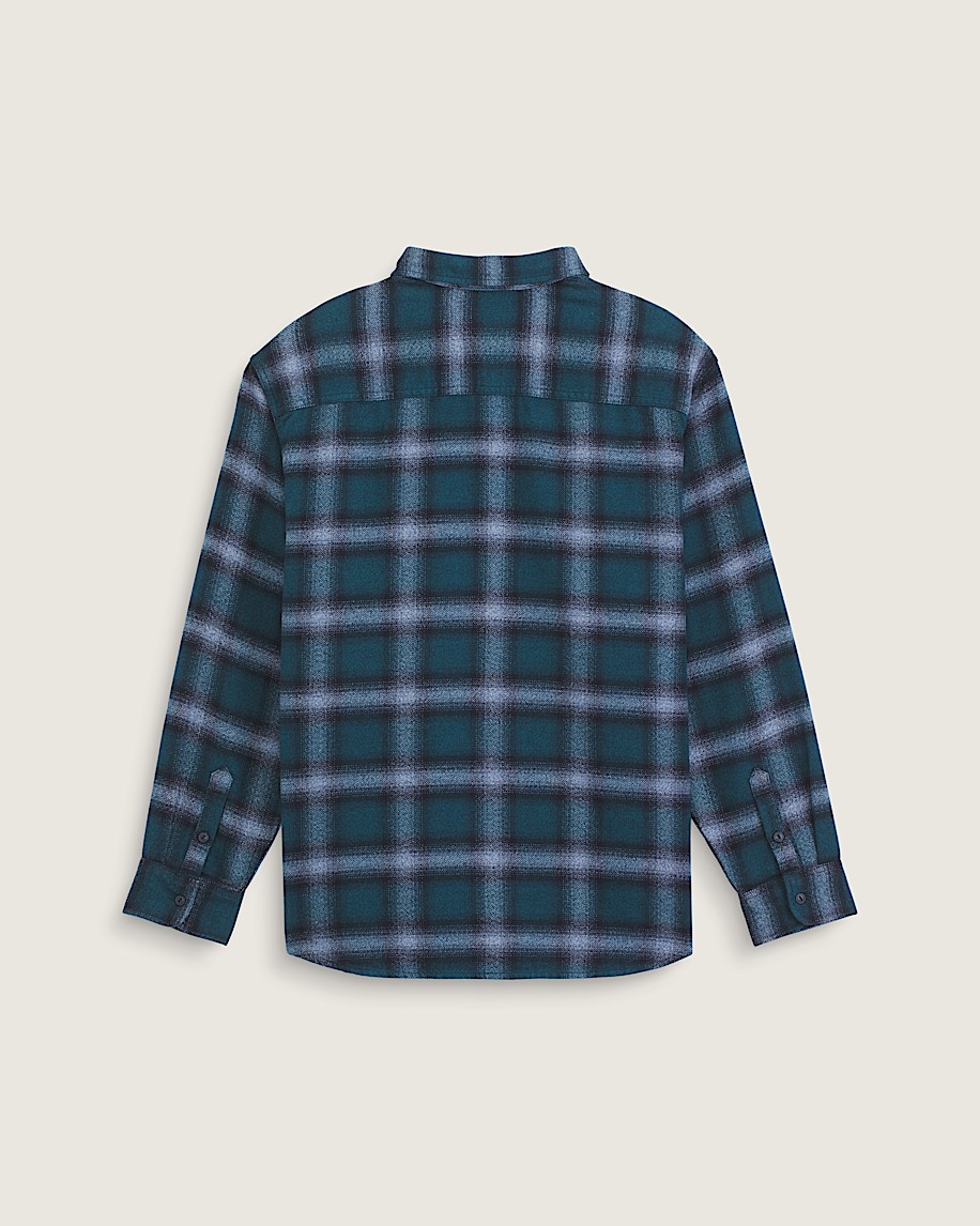 Lawson Plaid Flannel Shirt VANS Ocean Teal Blue ALT1