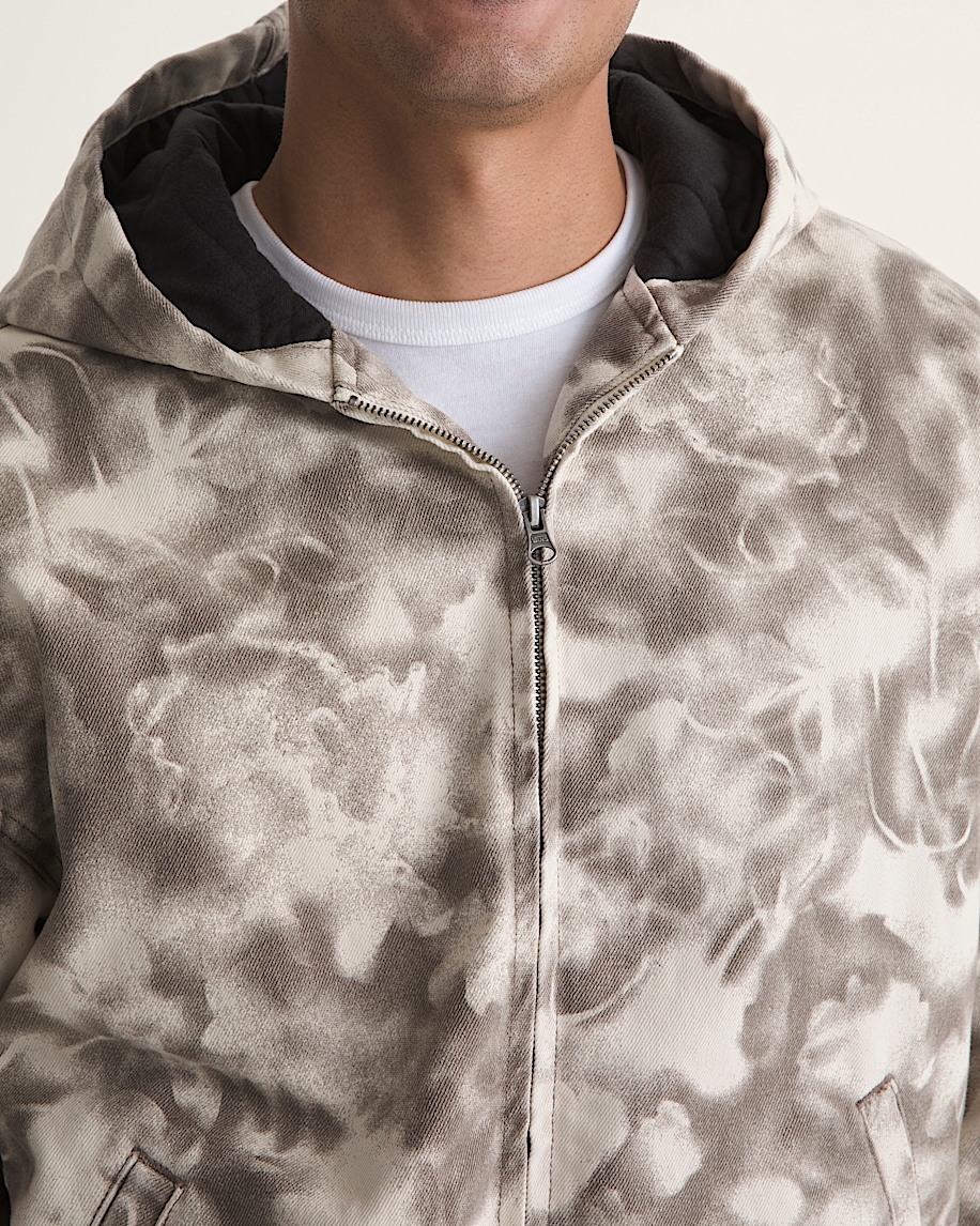 Rez Cropped Denim Jacket VANS Turtledove White  Walnut Brown ALT5