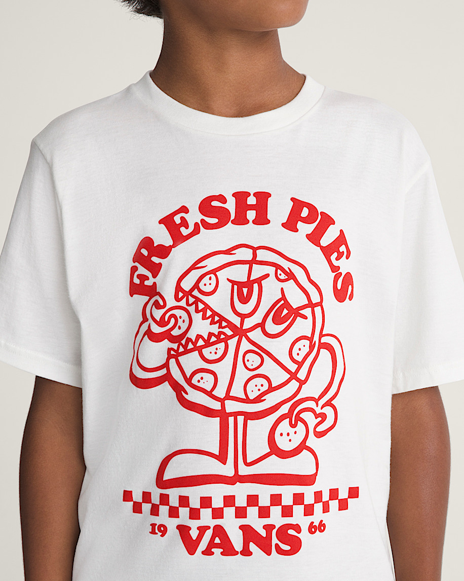 Fresh Pies Short Sleeve Tee VANS Marshmallow White ALT4