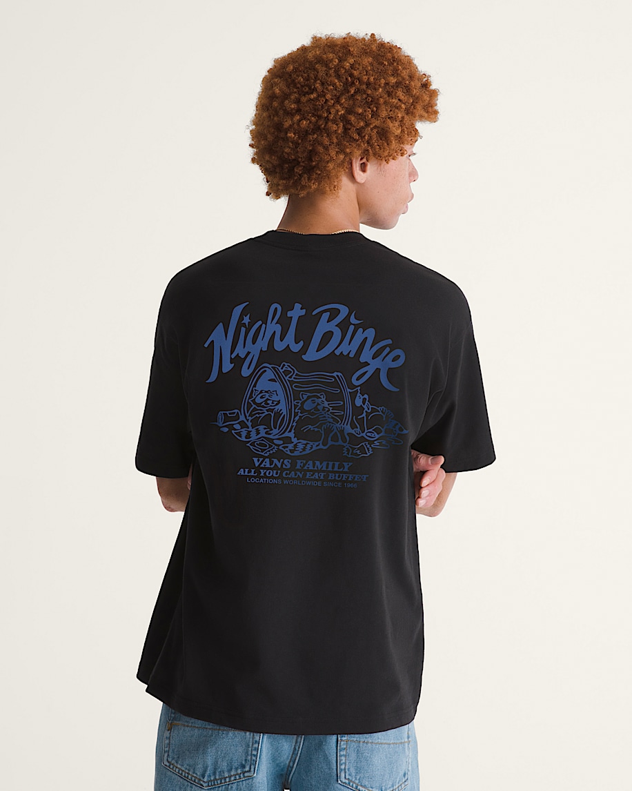 Night Binge Short Sleeve Tee VANS Black ALT3