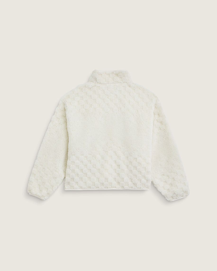 Queens High Pile Jacket VANS Marshmallow White ALT1