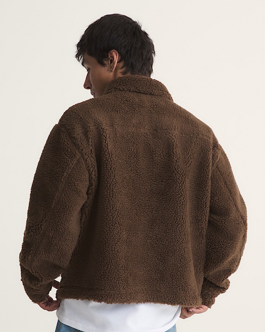 Yukon High Pile Jacket VANS Vintage Cocoa Brown ALT3