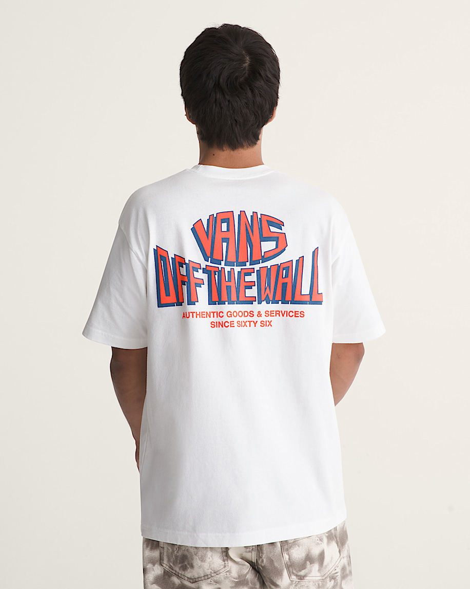 Panoramic Short Sleeve Tee VANS White ALT3