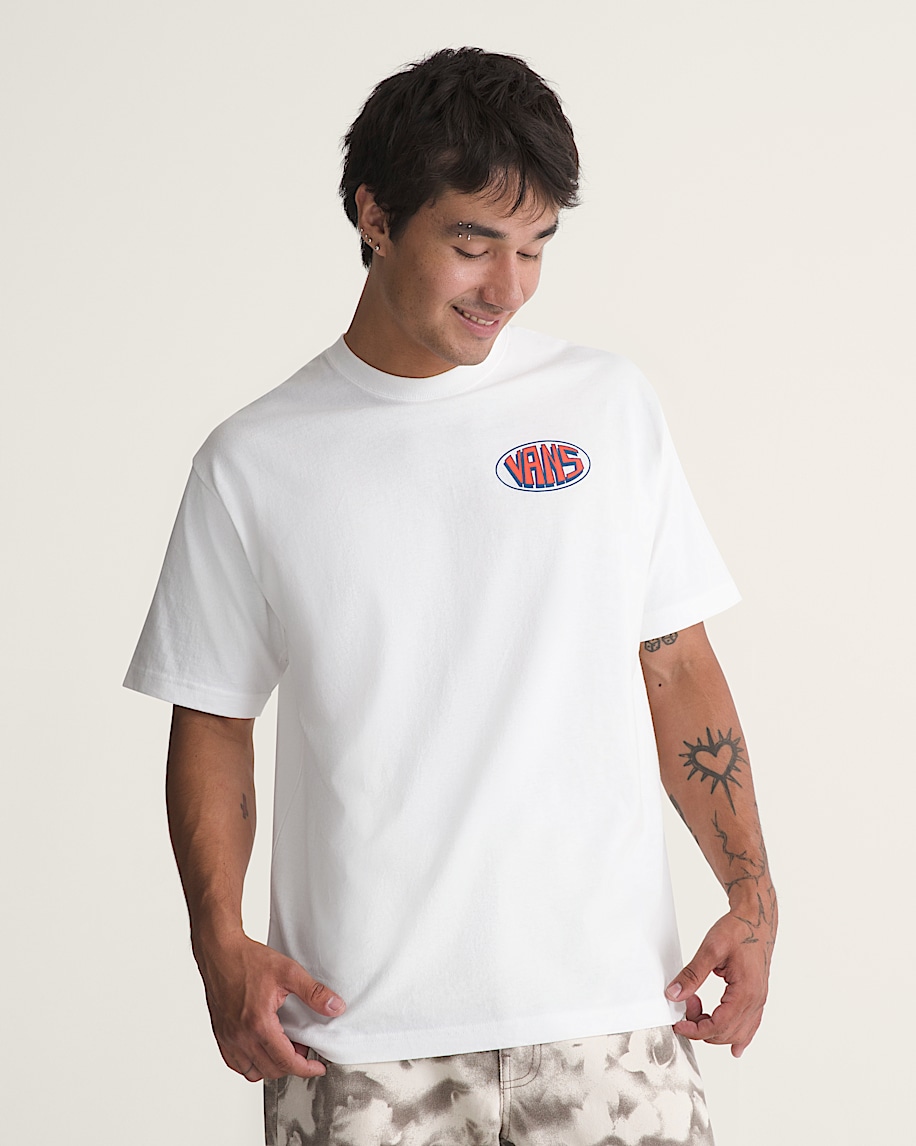 Panoramic Short Sleeve Tee VANS White ALT2