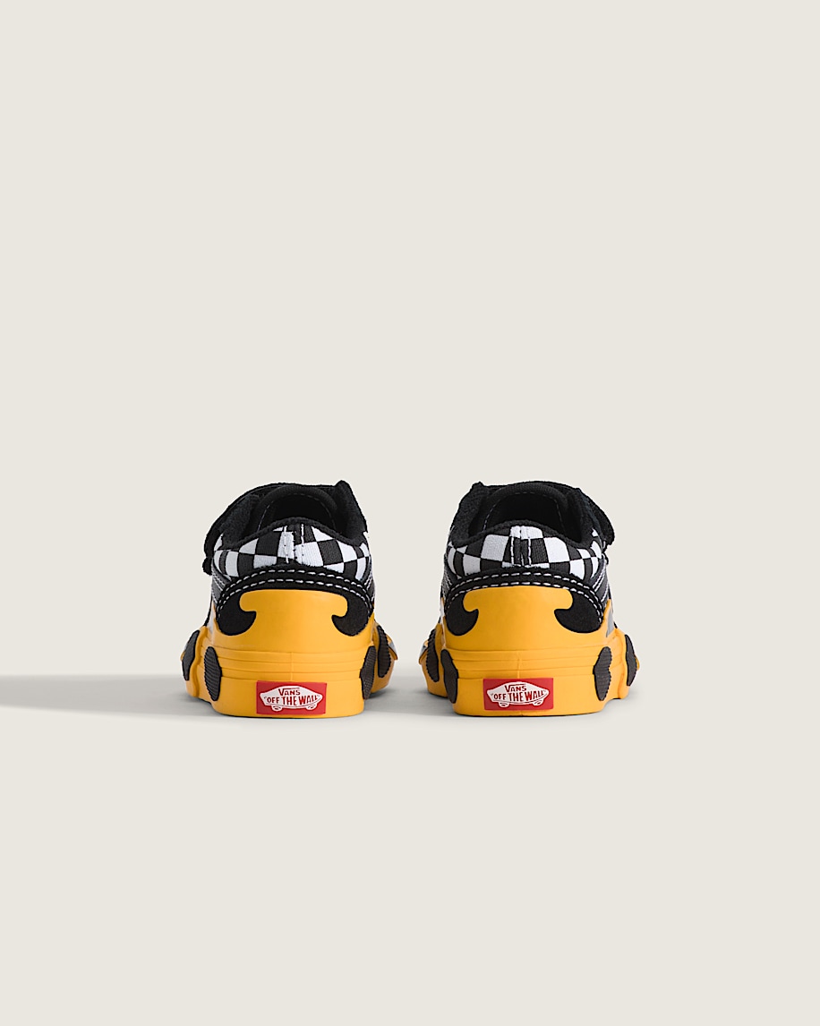 Toddler Old Skool V Shoe VANS Black  Yellow ALT3