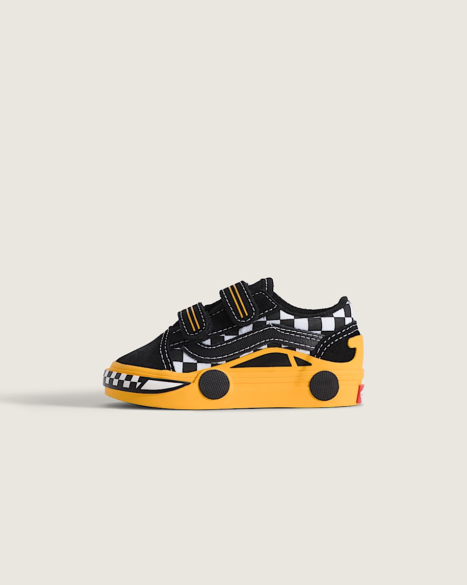 Toddler Old Skool V Shoe VANS Black  Yellow HERO