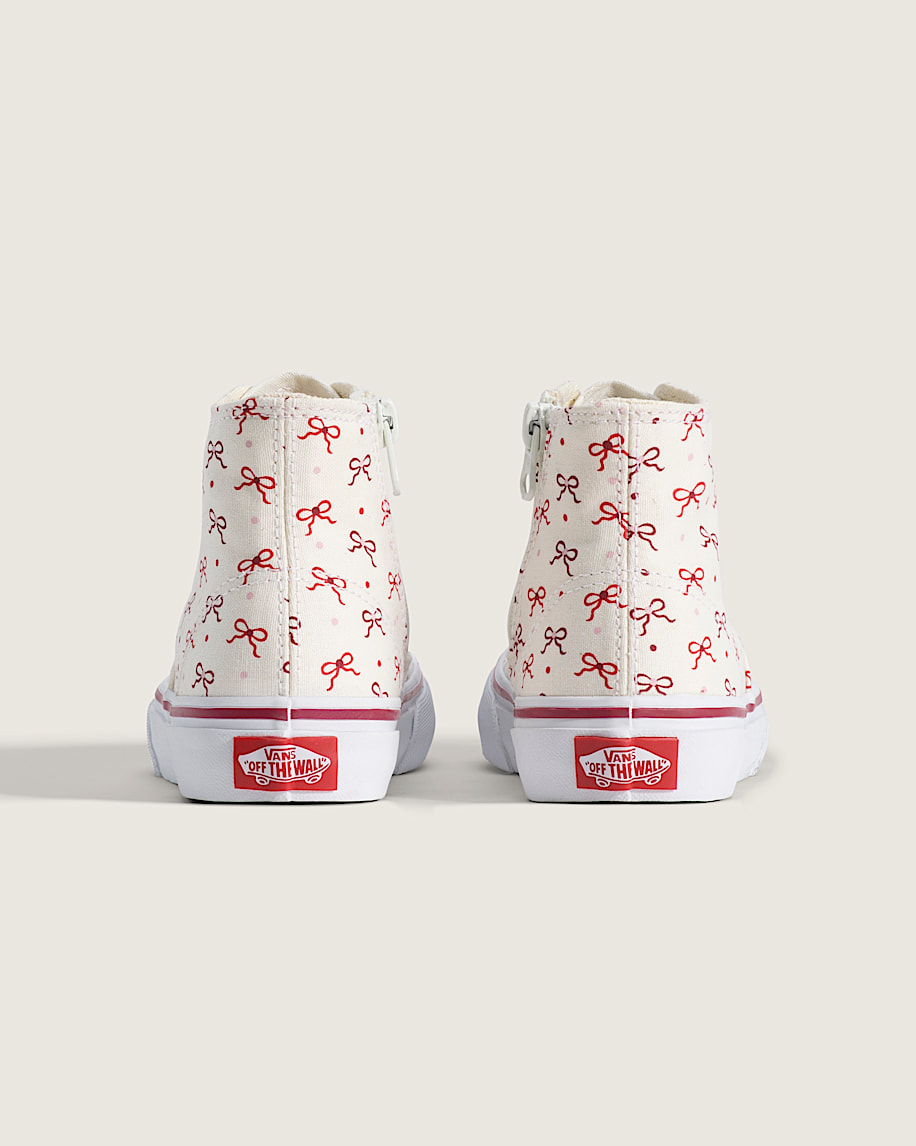 Little Kids Authentic Hi 20 Zip Shoe VANS Marshmallow White ALT3