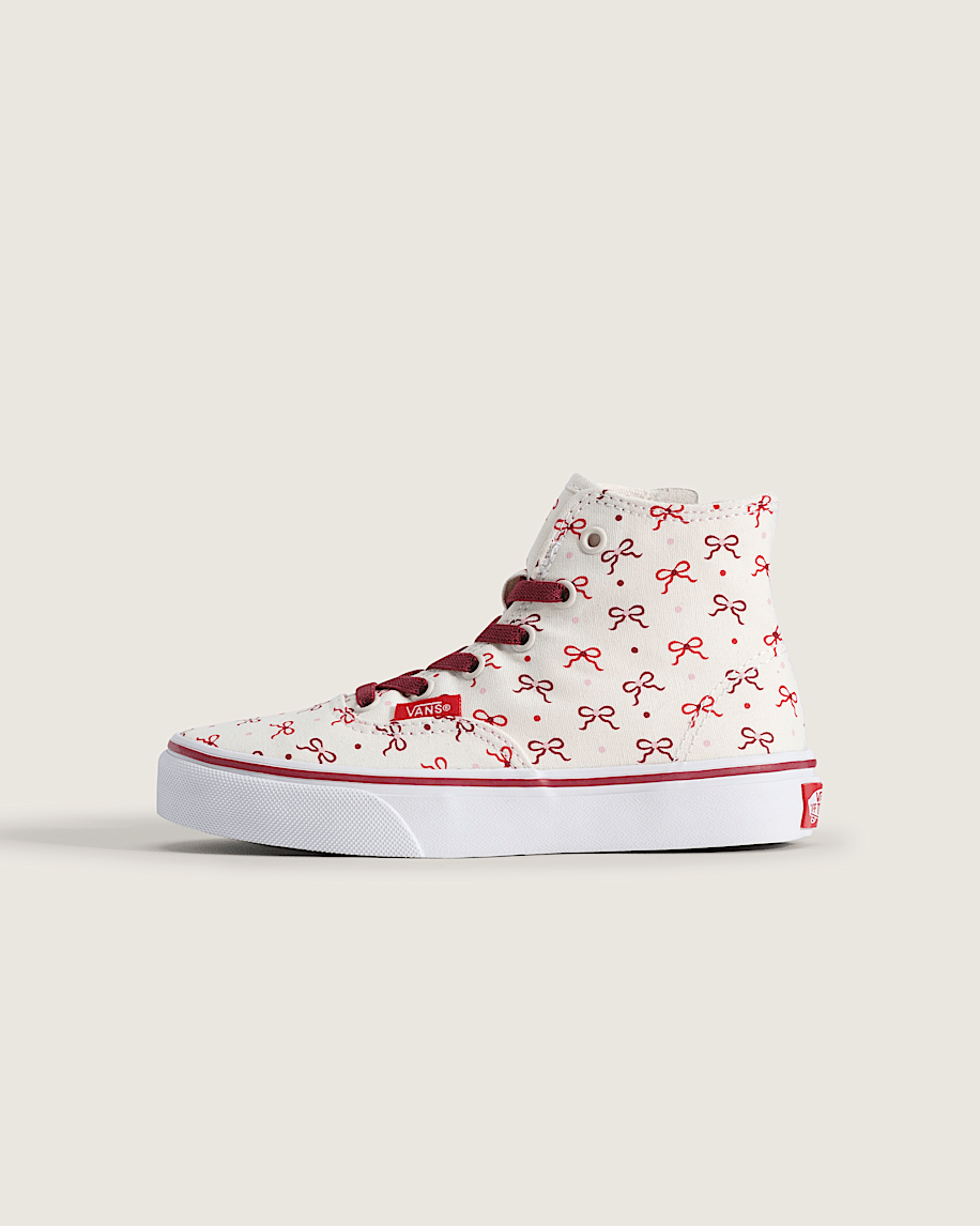 Little Kids Authentic Hi 20 Zip Shoe VANS Marshmallow White HERO